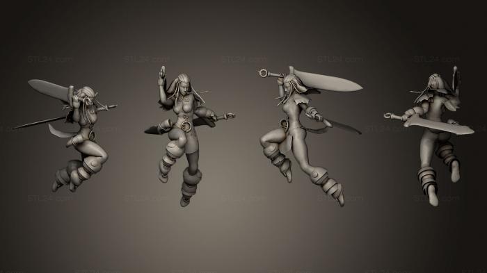 Toys (Barbarian Girl 3, TOYS_0080) 3D models for cnc